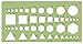 Produktbild Linex 100414320 Kombinationsschablone, Grundfiguren Kreis, Quadrat, Sechseck und Dreieck