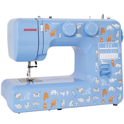 image for Janome Cat Fancy Easy-to-Use Sewing Machine with Interior Metal Frame,