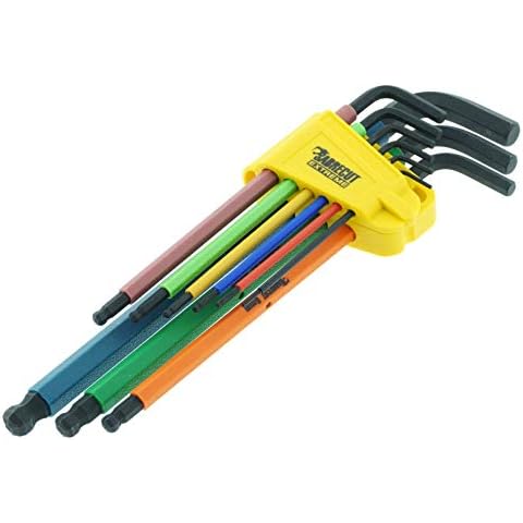 SabreCut 9 Piece Extra Long Hex Key Set Cover