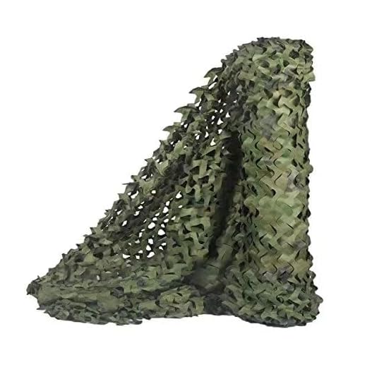 Sitong Rouleau de filet de camouflage pour la chasse, décoration militaire, pare-soleil