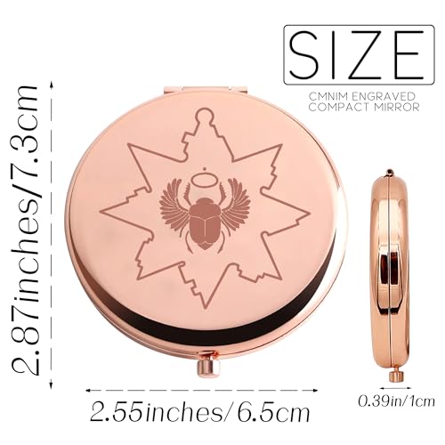 Espejo Redondo de Viaje CMNIM para Maquillaje miniatura 5