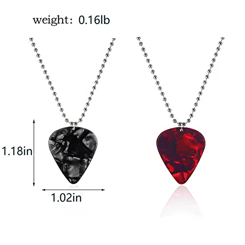 Eddie Munson Collier médiator de guitare Hellfire Club- Cadeau d’Halloween Cosplay pour adolescents, filles, femmes et… - Les Beatles, Paul McCartney, John Lennon, RIngo Starr, George Harrison Eddie Munson Collier médiator de guitare Hellfire Club- Cadeau d'Halloween Cosplay pour adolescents, filles, femmes et… – Image 3