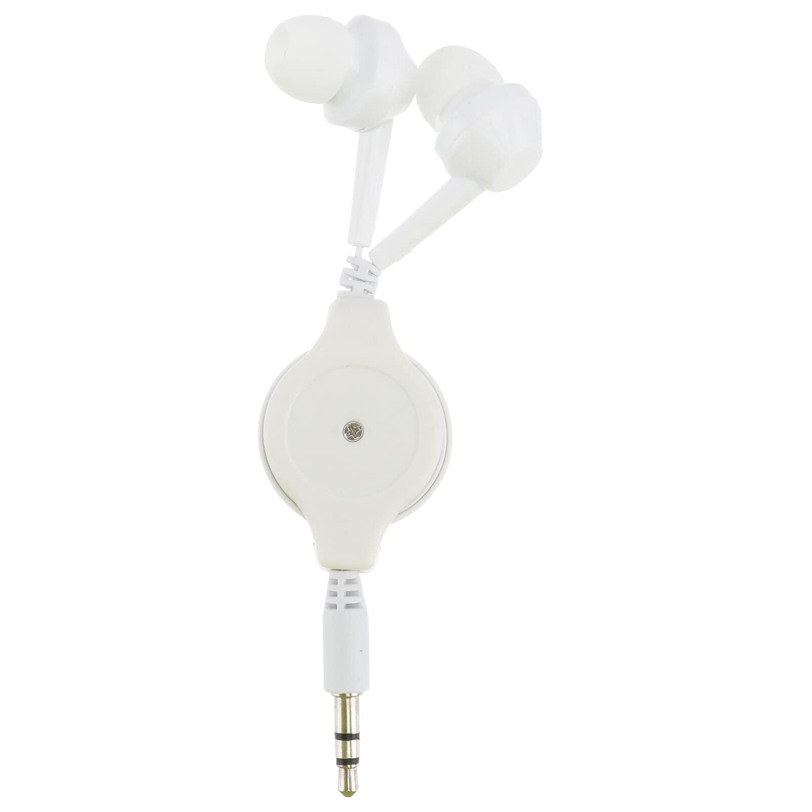 Retractable Earbuds Lightweight in-Ear Headphones Portable Design for Players Devices Noise Insulation Earphones for Music Go