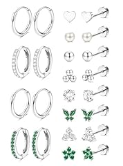 Silver Plated-Green CZ