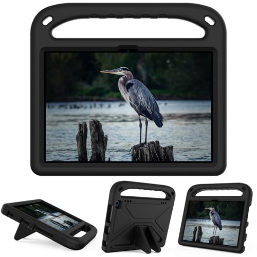 ^ubgPCP[X Kindle Fire HD8/HD 8 Plus 2022 2020ɑΉAՌzAnhtAEVAAz_[Aqpȃ^ubgP[XAy ی(Black)