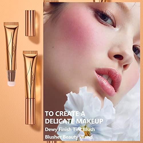 Dageda Blush Beauty Women Wand, Matte Liquid Cheek Blusher, Smooth Creamy Liquid Blush Stick With Soft Cushion Applicator, Waterproof Blendable Natural Face Blush Makeup Pen, 0.53Oz (#07) #TOP3