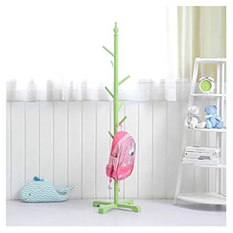 Garderobe Kinder Garderobenständer Holz Kleiderständer Stabil 7 Haken Passt Gut Am Eingang Cover