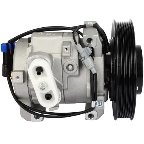 Image of ECCPP AC Compressor 2008-2026 for Freightliner Cascadia 12.8L 14.8L 14.9L | 2009-2015 for Western Star 4900EX L6 14.8L Fast Cooling AC Compressor with Clutch