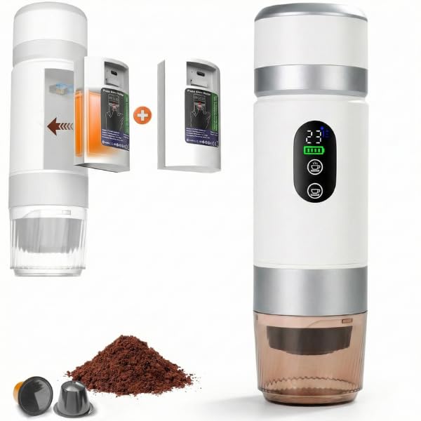 Amazon.com: Portable Coffee Maker KF-JN-03 with Digital Display