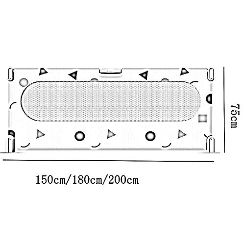 Rieles de cama ajustables para niños con parachoques de protección de cama de bebé 4