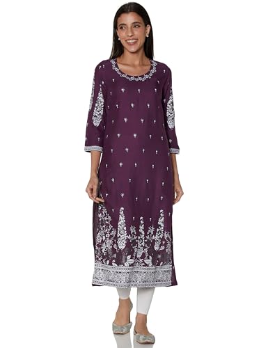 Image of BIBA Women Viscose A Line Printed Kurta