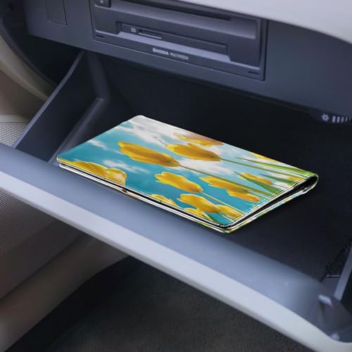 Organizador para auto de cuero miniatura 6