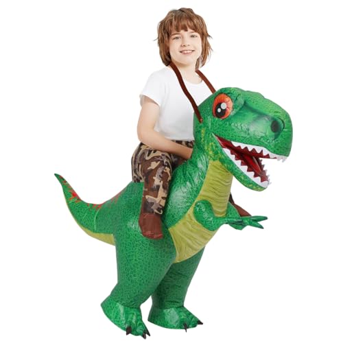 Disfraz Inflable de Dinosaurio T-Rex para Niños miniatura 1