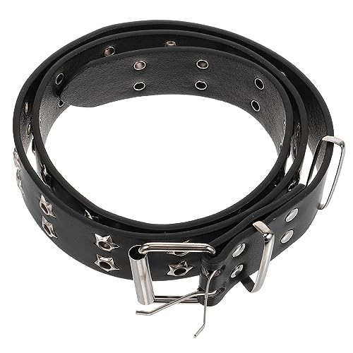 BESPORTBLE Punk Style Star Studded Decorative Belt for Men Vintage Waist Belt with Metal Buckle Versatile All Matching Fashion Accessory for Casual and Formal Occasions