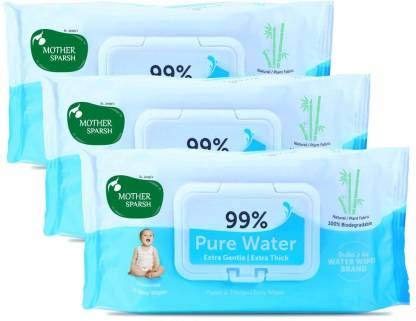 mother sparsh water wipes