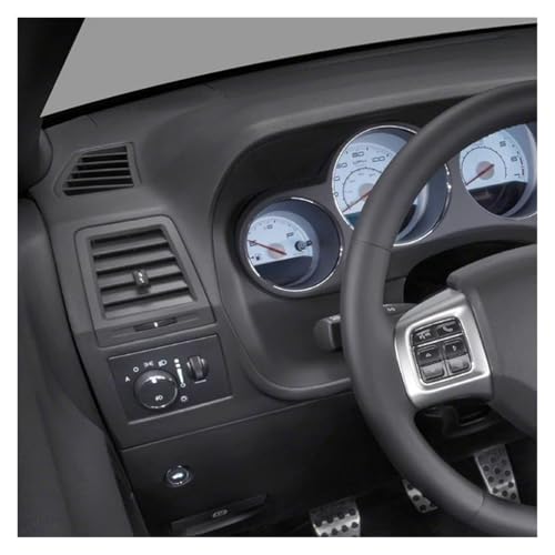 Salida de aire para salpicadero Dodge Challenger 2008-2014, rejilla de aire acondicionado, 2 uds 5
