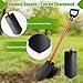 Garden Shovel, Heavy Duty Trench Shovel for Digging,12