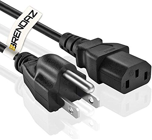 BRENDAZ Compatible HP Printer Power Cord Cable for Laserjet Pro M15w, Laserjet Pro M404n, Laserjet Pro M29w Laser Printer, M and P Series, 3 Prong Power Cord (6-Feet)