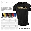GYMTIER Spartan Forged - Warrior Gold - Men's Gym T-Shirt Bodybuilding Training Workout Lifting Top Clothing, Black, 5XL #3