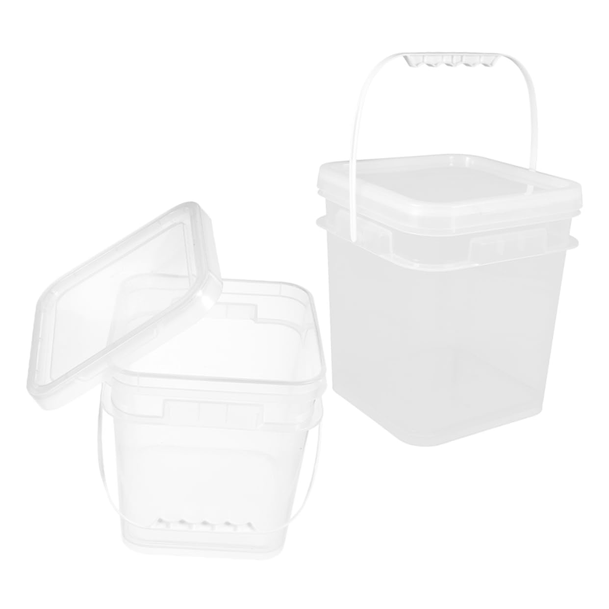 Cabilock 2 Juegos Bote De Pintura Balde De Plástico para Pintar. Barril De Plástico para Pintar. Cubo Científico Cubo De Pintura Cubo De Pintura Aire Abs 2 Piezas * 2