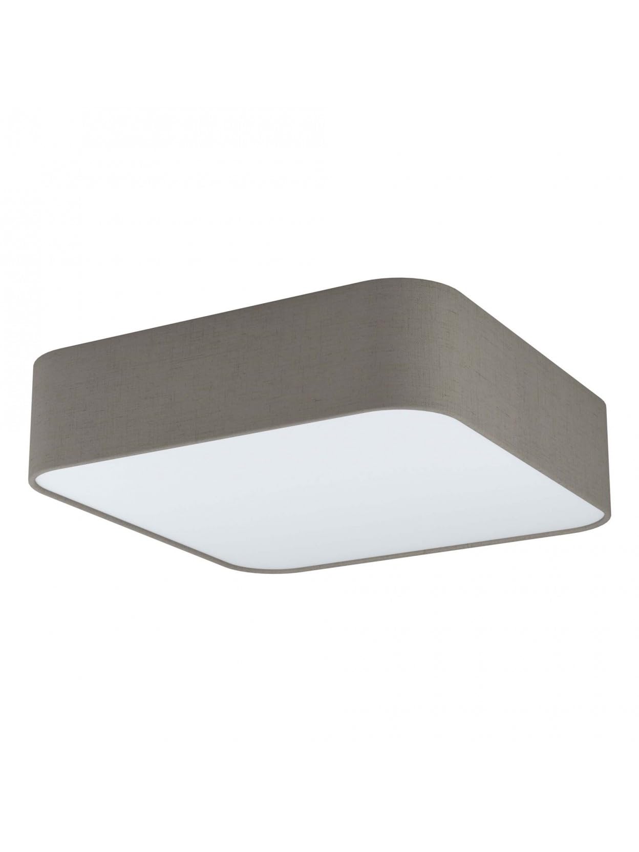 Plafonnier de plafond moderne carré tourterelle 5 lumières GL0452