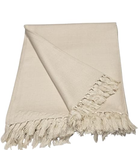 Image of MAMRAJ Men's Pure Woolen Lohi /Shawl (230cm x 115cm)