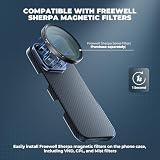 FREEWELL Pro Filmmaker Case for iPhone 16 Pro - Filtry magnetyczne i mocowanie obiektywu 17 mm Czarny
