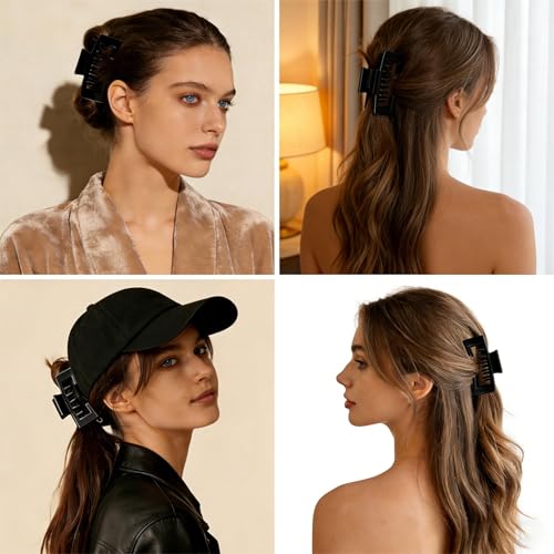 4 pinzas grandes para gorra con estampado leopardo miniatura 6