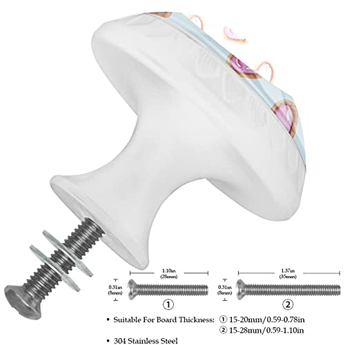 Boutons de meuble rose pour remplacer des poignées de commode abîmées - 4