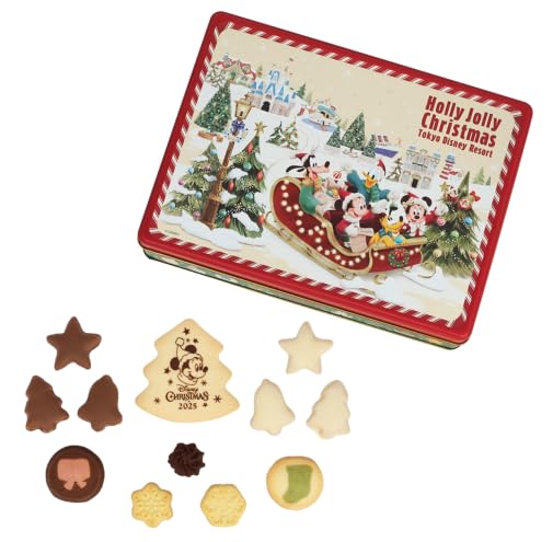 Amazon.co.jp: アソーテッド・クッキー 缶「ディズニークリスマス 2025