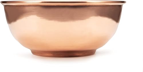 Miniatura 7 de Juego de cucharas de palillos de cobre puro 99.9%, diámetro del cuenco de cobre de doble capa, 5.5 pulgadas, palillos de 8.6 pulgadas, cuchara de