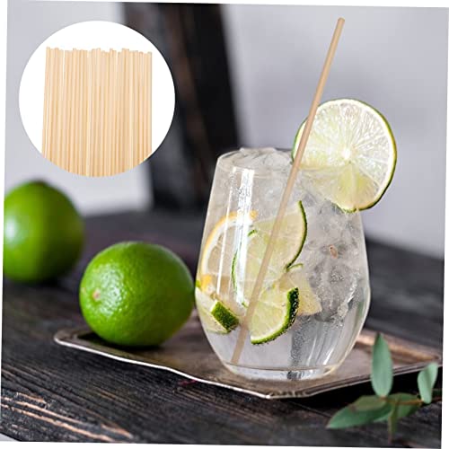 SHERCHPRY Pitillos Desechables de Paja de Trigo 100 Piezas miniatura 4