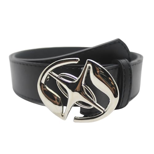 Y2k Belt for Women Men Fashion Metal Buckle PU Leather Punk Gothic Emo Alt Western Y2k Grunge Clothes Accessories