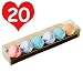 20pcs Luxury Clear Bakery Cake Macaron Gift Box for Wedding Party Baby Shower Favors Macaron Box For 6