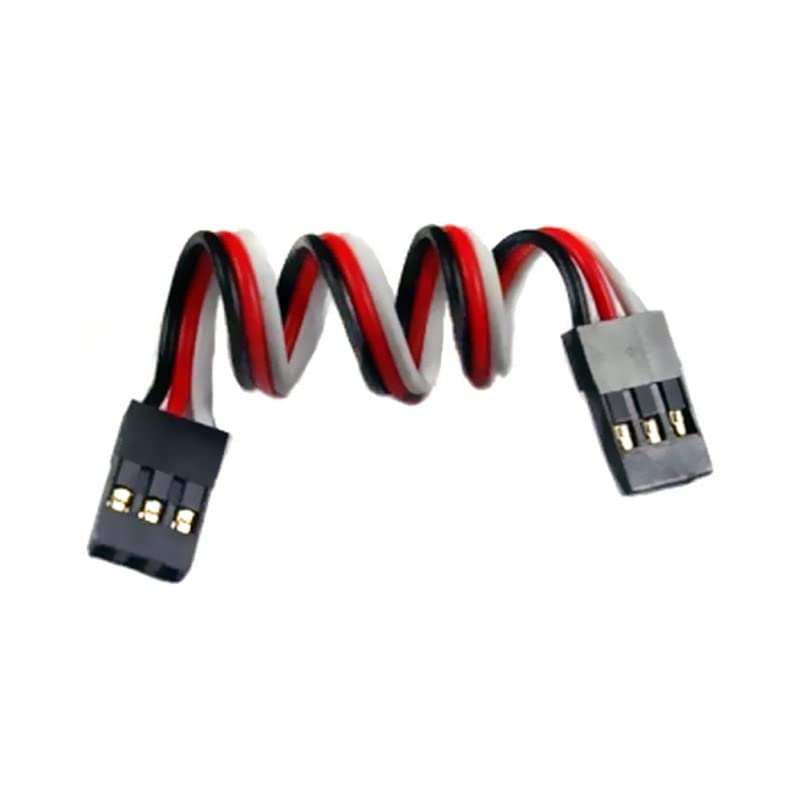 Accesorios para helicópteros RC For JR Cable de alambre 100 unids/lote 10CM 15CM 20CM 30CM macho a macho for JR enchufe Servo extensión Cable de plomo 100mm for RC Avión Quadcopter Accesorios para el