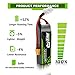 OVONIC 4s Lipo Battery 50C 2200mAh 14.8V Lipo Battery with XT60 Connector for RC Airplane Helicopter Quadcopter RC Car Truck Boat