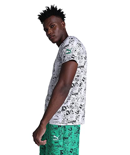 Image of Puma Men's Printed Slim Fit T Shirt