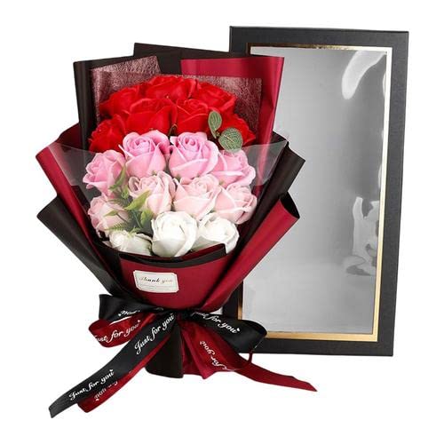 Bouquet de savon décoratif : le cadeau de pétales de rose parfait