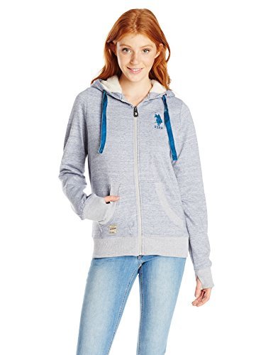 U.S. Polo Assn. Junior's Marbed Heather Fleece Jacket