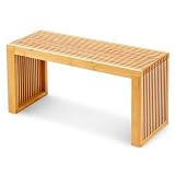ダイニングベンチ 竹製 【角丸加工】 チェア ダイニングチェア 椅子 長椅子 木製ベンチ スツール 組立説明書 二人掛け 90×43×33cm