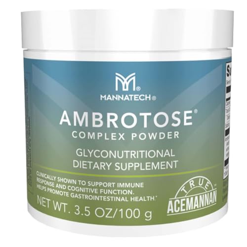 Mannatech - Ambrotose® Complex - Immune Support - 25-Day Supply | Contains Manapol, Aloe Vera Powder, Glyconutrients, Plant-Derived Polysaccharides, Daily Wellness Support, Powder Formula