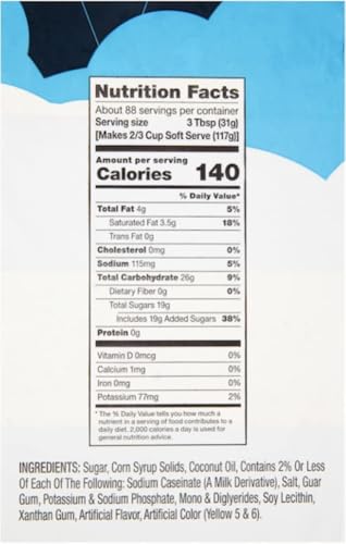 Chocolate & Vanilla Soft Serve Powdered Ice Cream Mix | Lactose Free | Kosher | 6 lb. Bag each