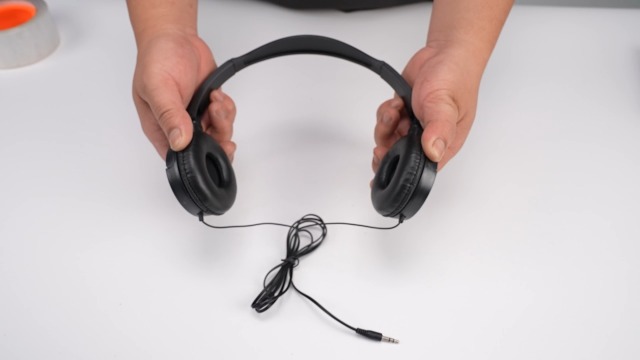 Amazon.com: Over Ear Compact Wired Headset Stereo HiFi Music