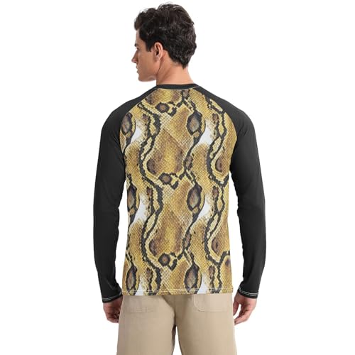 Chemise de soleil homme anti coup de soleil texture python coupe ajustée - 2