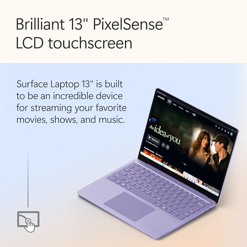microsoft surface laptop 2025 windows 11 copilot pc 1334 touchscreen display snapdragon x plus 8 core 16gb ram 512gb ssd storage violet