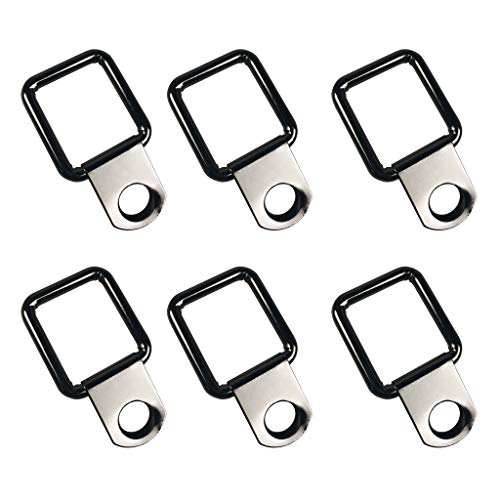 D DOLITY Argolas D de amarração por conjunto para porta-malas Jeep Wrangler com capa de rede de carg