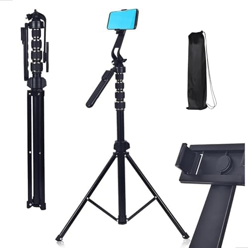 Tripé Profissional Universal 2,10m 360°, Braço Articulado e Contr...