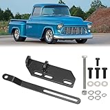 WIKIBB Alternator Mounting Bracket for 1955-1962 Chevrolet Truck Pickup & Car Engine Bracket for Apache Cameo Bel Air Impala 210 150 with 235 261 L6 Engine, Black