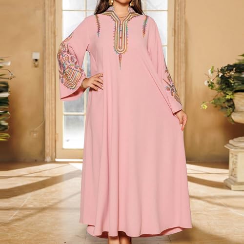 Abaya musulmana bordada para mujer: siéntete radiante y sofisticada esta noche 5