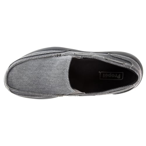 Image of Propet Mens Viasol Slip On Casual Shoes - Grey